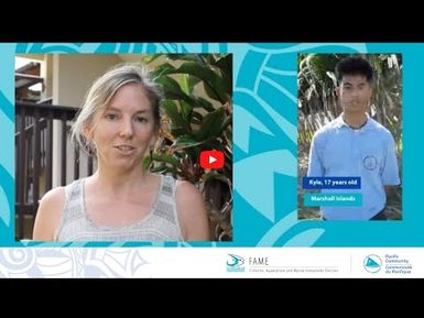 Teen Tuna Tok: SPC's Fisheries Scientist replies to Kyle from Marshall Islands on World Tuna Day