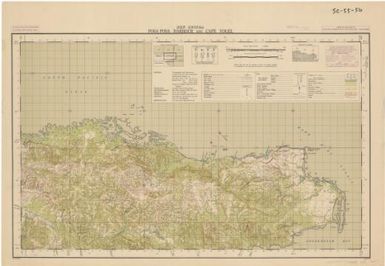 Posa Posa Harbour and Cape Vogel / compilation and drawing, surveyed, compiled and drawn in Feb. 1944 by 3 Aust. Fd. Svy. Coy. AIF from air photographs ; reproduction, 2/1 Aust. Army Topo. Survey Coy
