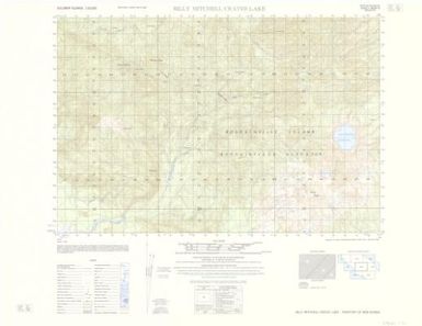 Solomon Islands 1:50,000: Billy Mitchell Crater Lake (6839-IV)