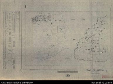 Papua New Guinea, Town of Alotau, Sheet 1, 1:4 000