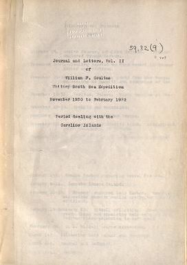 Whitney South Sea Expedition
