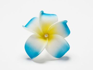 sei (Blue/white/yellow flower hair adornment)