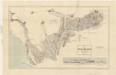 Map of part of British New Guinea to illustrate the explorations of W.R. Cuthbertson (Recto 2)