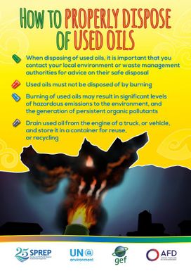 How to properly dispose of used oils