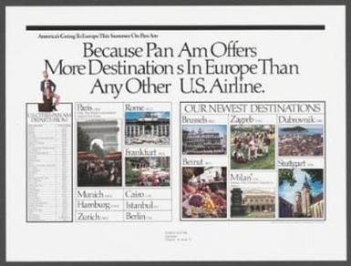 Because Pan Am Offers More Destinations In Europe Than Any Other U.S. Airline.