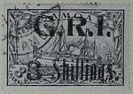 Stamp: Samoan Three Shillings