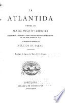 La Atlantida, poema de Mossen Jascinto Verdaguer, ab la traduccio castellana per Melcio de Palau