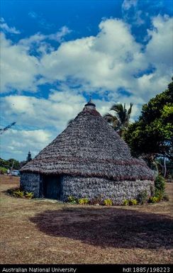 New Caledonia - Cultural Centre - traditional thatched building