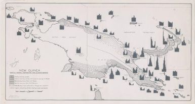 [Papua New Guinea thematic map series 1943-1944]: New Guinea monthly rainfall distribution and climatic regions
