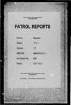 Patrol Reports. Western District, Daru, 1921 - 1922