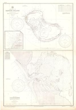 Fanning Island, North Pacific Ocean : from a British survey in 1897 / Hydrographic Office, U.S. Navy