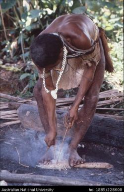 Traditional fire-making