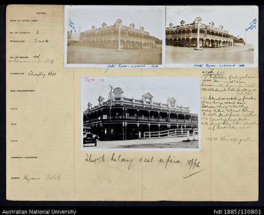 Ryan Hotel Lismore card 2 side 2
