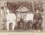 C.H. Mills and 'King' John at Mangaia, Cook Islands, 1903