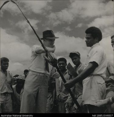 Officers instructing Farmers