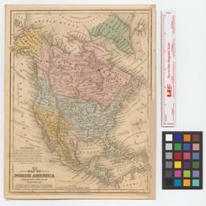 Map of North America : engraved to illustrate Mitchell's school and family geography.