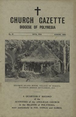 Church Gazette, Polynesia: August 1950