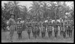 Papua New Guinea police and European officer