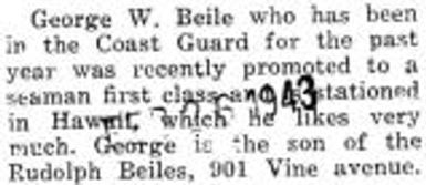 Promoted to Seaman first class