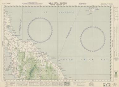 Australian aeronautical map: Kota Bharu (Sheet NB1)