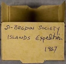 Slides : Smithsonian-Bredin Society Islands Expedition, 1957