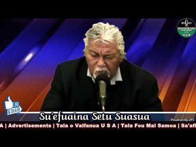 Evening Session with Su'efuaina Setu Suasua. 2/17/2020