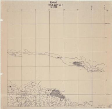 [Admiralty Islands 1:20,000 field sheet] (Bowat field sheet 2)