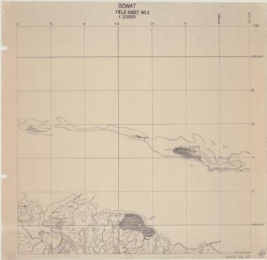 [Admiralty Islands 1:20,000 field sheet] (Bowat field sheet 2)
