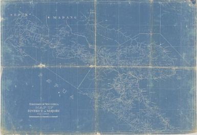 Territory of New Guinea : map of district of Morobe / compiled by the Department of Lands and Mines