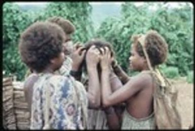 Group of young women