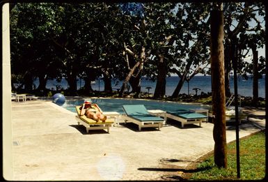 Swimming pool, Taveuni, 1971