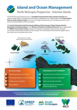 Island and Ocean Management : Pacific BioScapes Programme - Solomon Islands