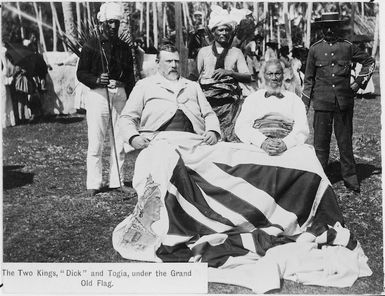 Sears, Frederick W, fl 1890s-1900s : Richard John Seddon and King Togia of Niue