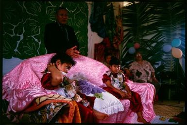 Ear piercing ceremony, Lakepa, Niue