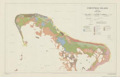 Christmas Island: Vegetation (Map 4a)