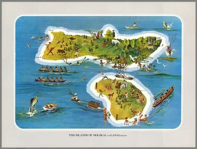 The Islands of Molokai and Lanai (Below).