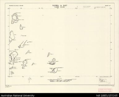 Solomon Islands, Russell Islands, Russell Islands East (Lamon Island), Series: D.O.S. Repro 1 (Sketch), Sheet 26, 1968, 1:50 000