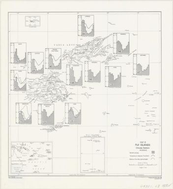 Map II, Fiji Islands : climate stations / drawn and photographed by Directorate of Overseas Surveys