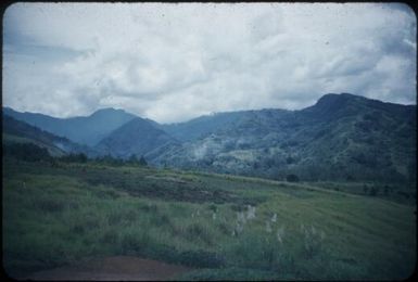 Kondiga hills (Minj River valley) taken from Kondambi : Papua New Guinea, 1954 / Terence and Margaret Spencer