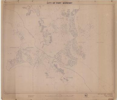 City of Port Moresby milinch of Granville, fourmil of Moresby, Papua New Guinea (Sheet 1)