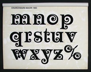 Churchward Maori 1983 Hand Drawn Board