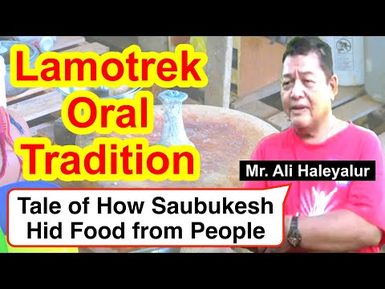 Tale of How Saubukesh Hid Food from People, Lamotrek