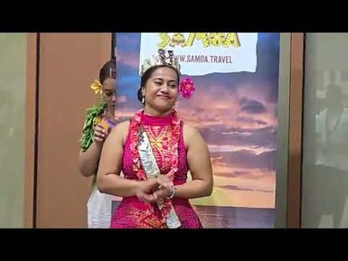 Toe taunu'u 'i fanua le Tausala 'a Sāmoa 🇼🇸 'i le māe'a ai 'o le Miss Pacific Islands pageant 2026