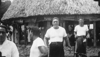 Chief Faumuina at Fono