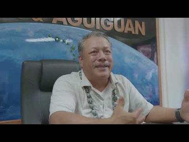 Tinian and Aguiguan Mayor Edwin Aldan at Taga Fest 2021