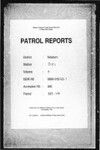 Patrol Reports. Western District, Daru, 1913