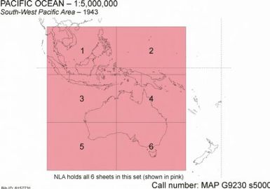 South-west Pacific Area / drawn and reproduced by L.H.Q. Cartographic Company, 1943