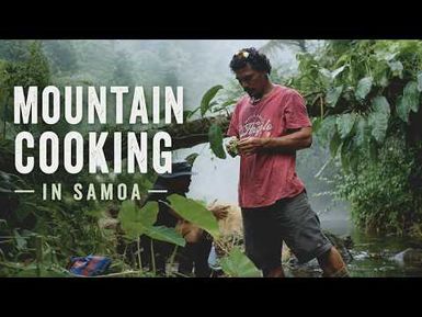 How To Cook an Umu in the Mountains - SAMOA