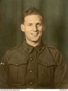 Studio portrait of VX23857 Acting Corporal (A/Cpl) Albert Louis Edward Cooper, 2/22 Battalion. A/Cpl Cooper enlisted on 7 June 1940 and served in New Britain. Following the Japanese invasion of ..