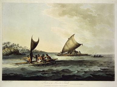 Webber, John 1751-1793 :Boats of the Friendly Islands. J. Webber R. A. fecit. London, publ April 1 1809 by Boydell & Comp.y No. 90 Cheapside.